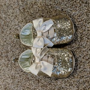 EUC Gold Baby Shoes